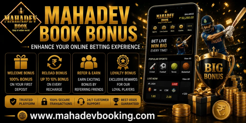 Mahadev Book Bonus – Enhance Your Online Betting Experience